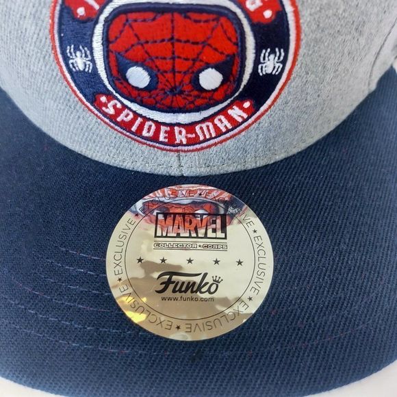 FUNKO MARVEL The Amazing Spider - Man Snap Back Flat Bill Hat Spiderman - Picture 3 of 7